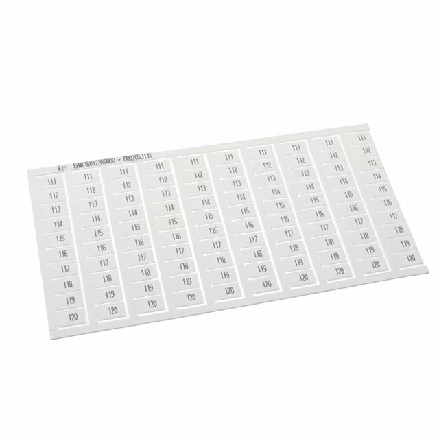 1SNK160122R0000 TE Connectivity ENTRELEC  Strisce di marcatura per morsettiere